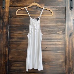 INC White Tank with adjustable straps